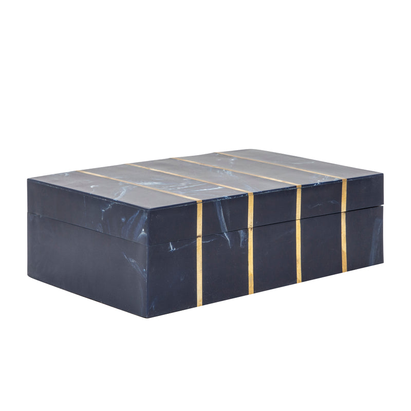 9X6 RECTANGULAR BOX, BLUE