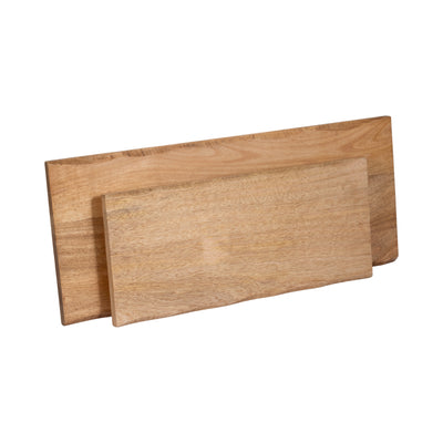 MANGO WOOD, S/2 18/24 ORGANIC BOARDS, NATURAL