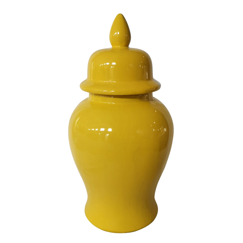 18 Temple Jar, Yellow