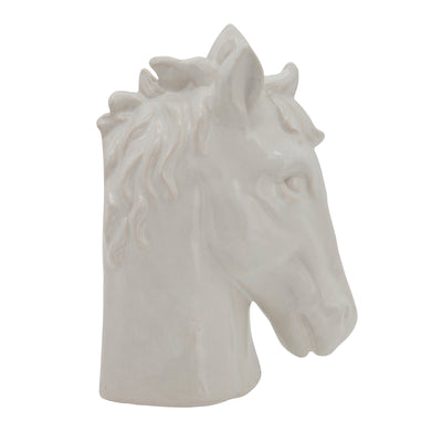 8 HORSE HEAD, WHITE