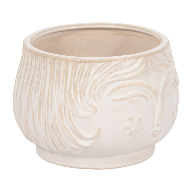 7 GRANDMA PLANTER, WHITE