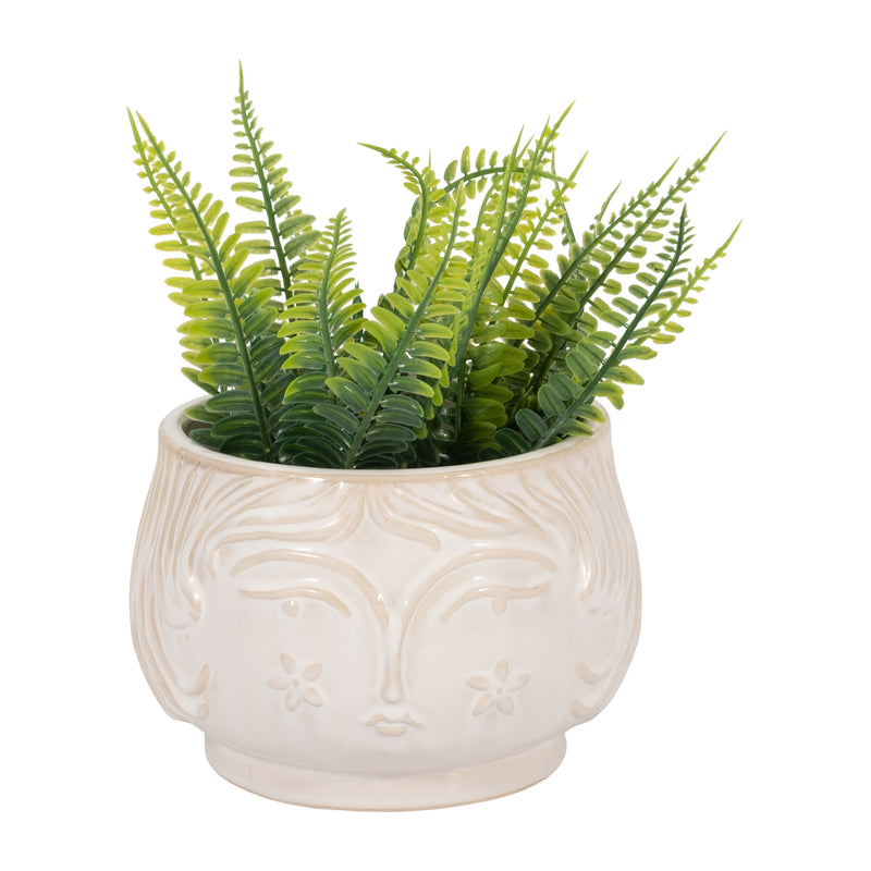 7 GRANDMA PLANTER, WHITE