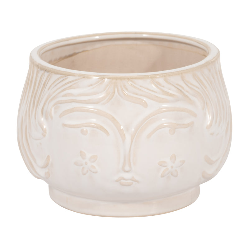 7 GRANDMA PLANTER, WHITE