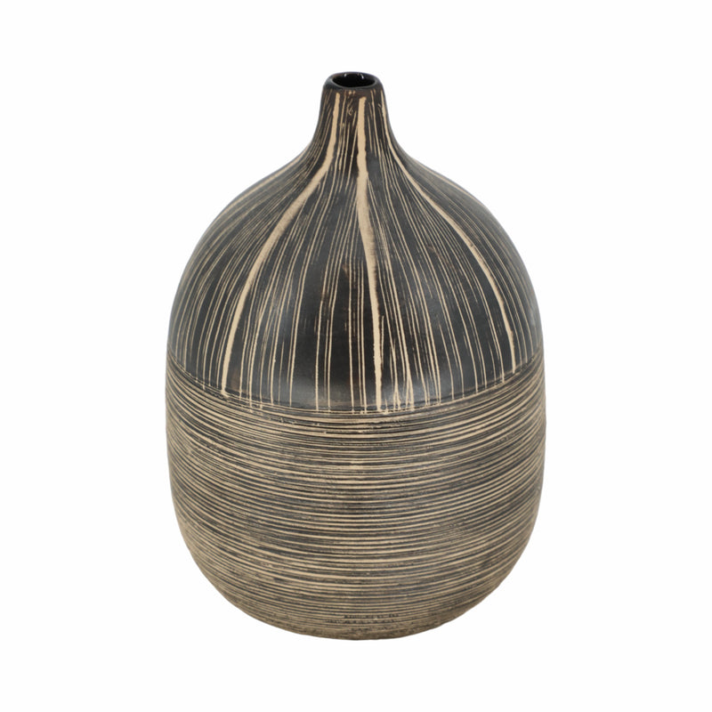 7H TRIBAL VASE, BROWN