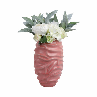 14qunlan Small Porcelain Vase, Bean Red