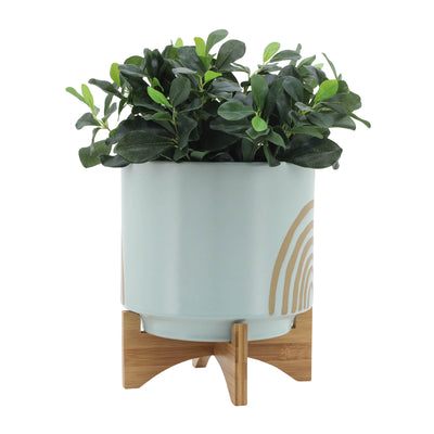 10 ARCH PLANTER W/ STAND, MINT