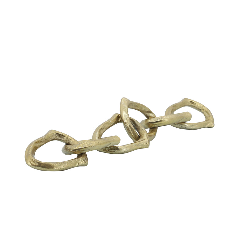 METAL 18 CHAIN LINKS, GOLD