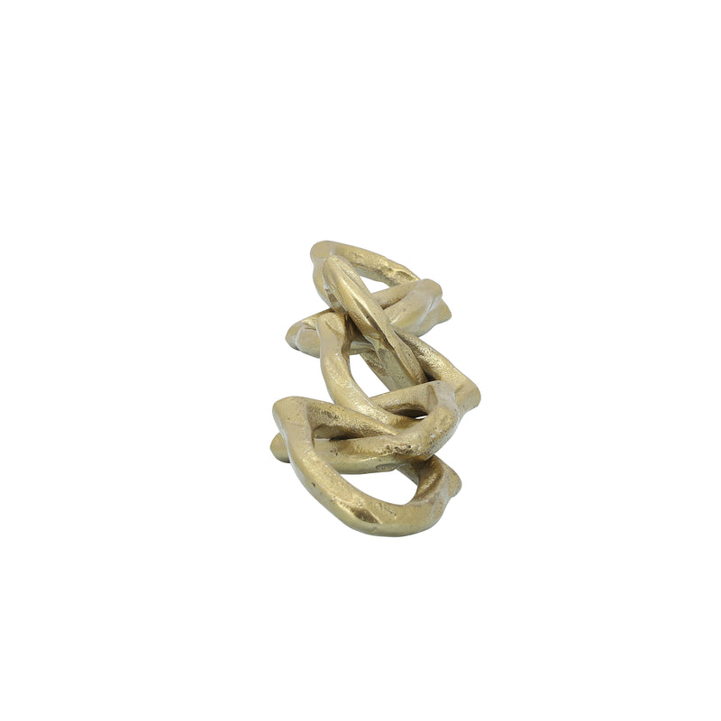 METAL 18 CHAIN LINKS, GOLD