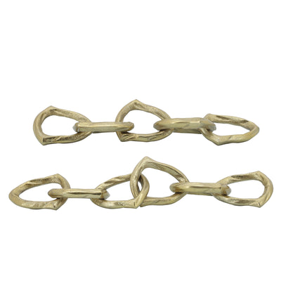 METAL 18 CHAIN LINKS, GOLD