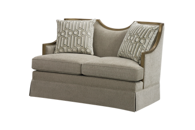 Harper Skirted Quartz Love Seat