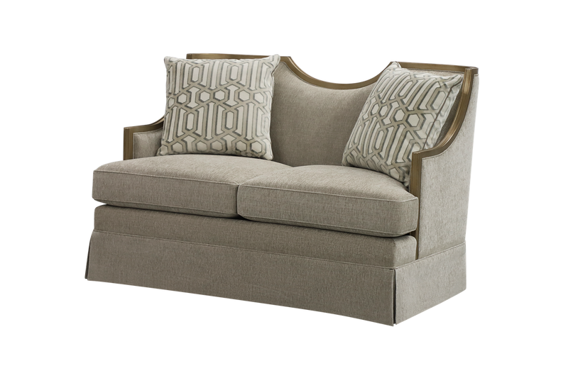 Harper Skirted Quartz Love Seat