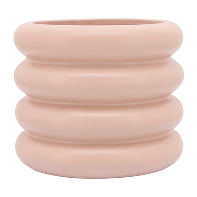 CER, 10 BIBENDUM PLANTER, DUSTY ROSE