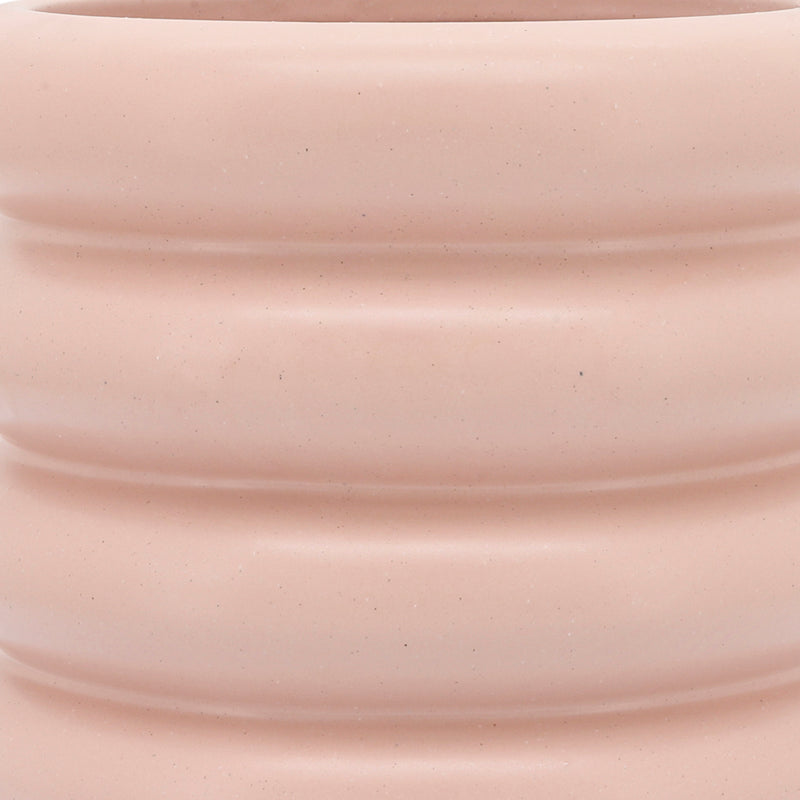 CER, 10 BIBENDUM PLANTER, DUSTY ROSE