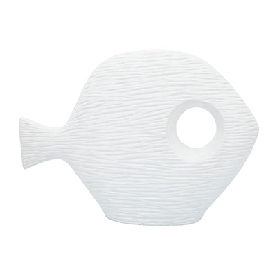 Cer, 20 Textured Fish, White