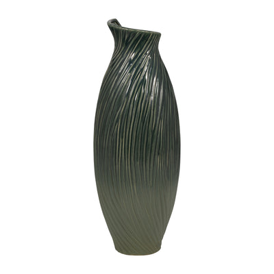 Rubpert Small Green Floor Vase