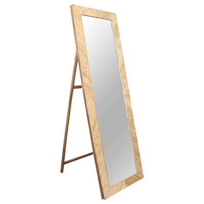 RATTAN, 22X70 MIRROR WITH RATTAN LININ