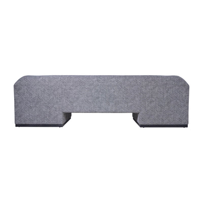 MODERN SOFA - BLACK OAK BASE, GRAY