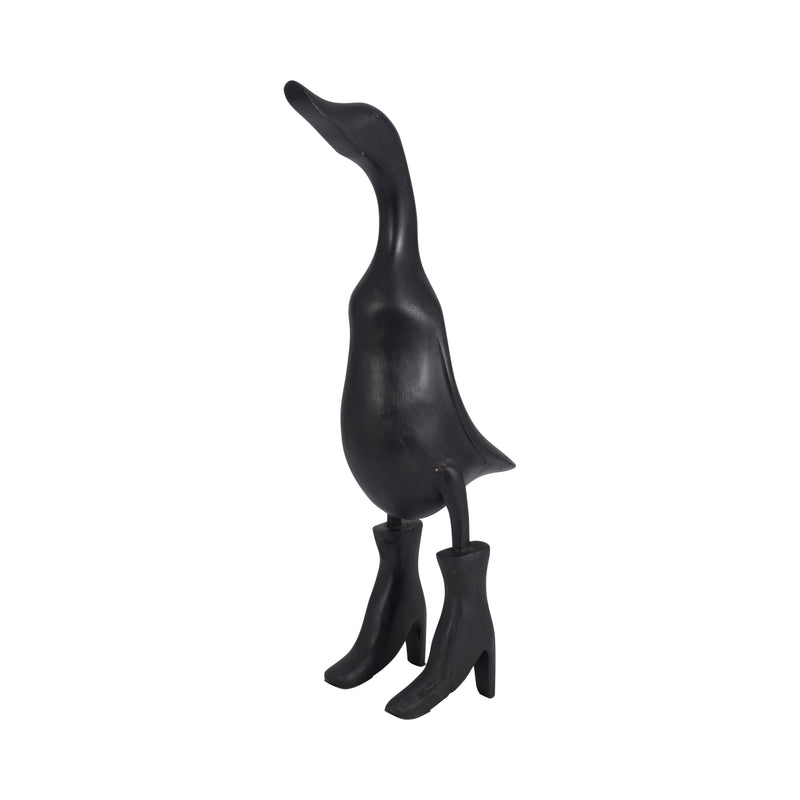 BAMBOO, 20 DUCK IN RAINBOOTS, BLACK