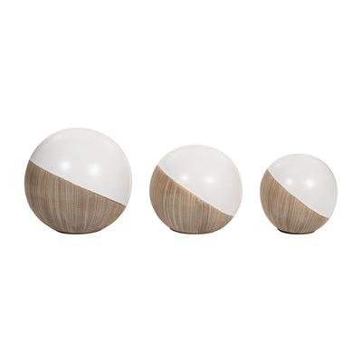 CER, S/3 4/5/6, 2-TONE ORBS, CREAM/WHITE