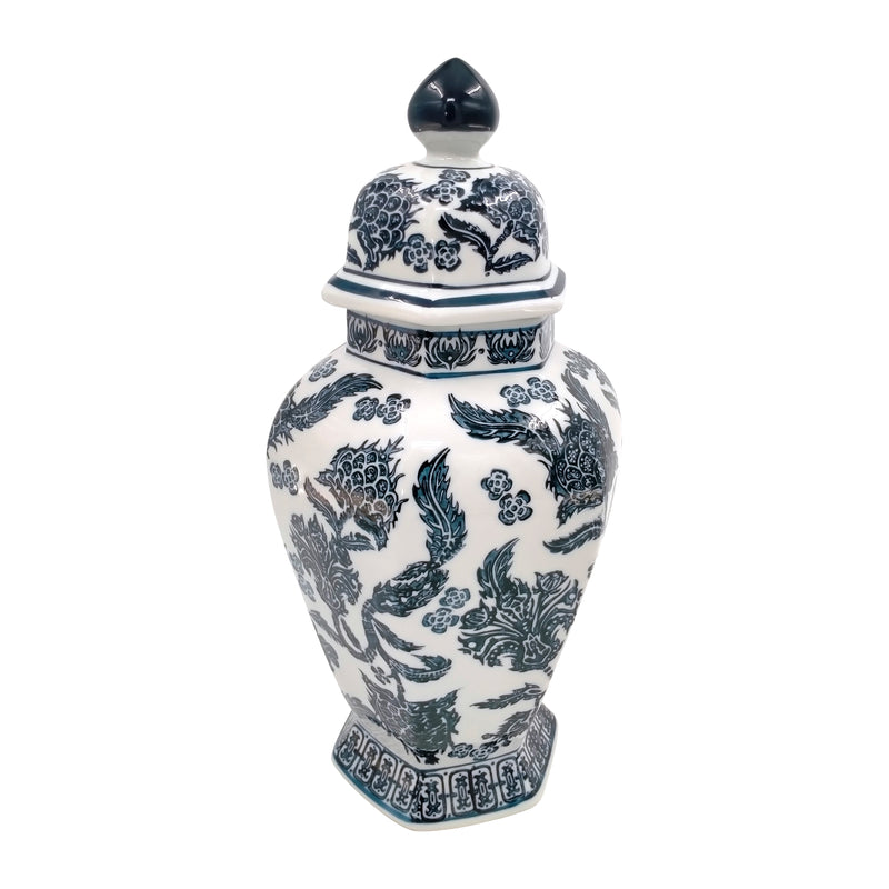 CER, 14 CHINOISERIETEMPLE JAR, DARK NAVY