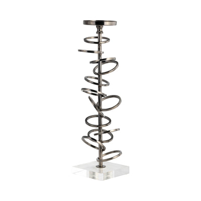 METAL, 15 RING TOSS ON ACRYLIC CANDLEHOLDER, GUNM