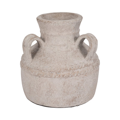 Terracotta, 12 Triple Handle Jug, Ivory