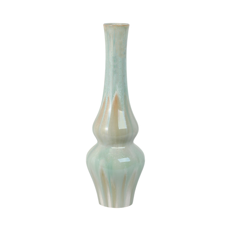 20 Everette Medium Green Ceramic Vase