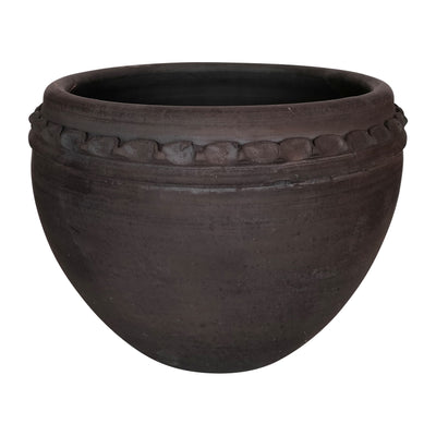 TERRACOTTA, 10 DECORATIVE BOWL, BLACK