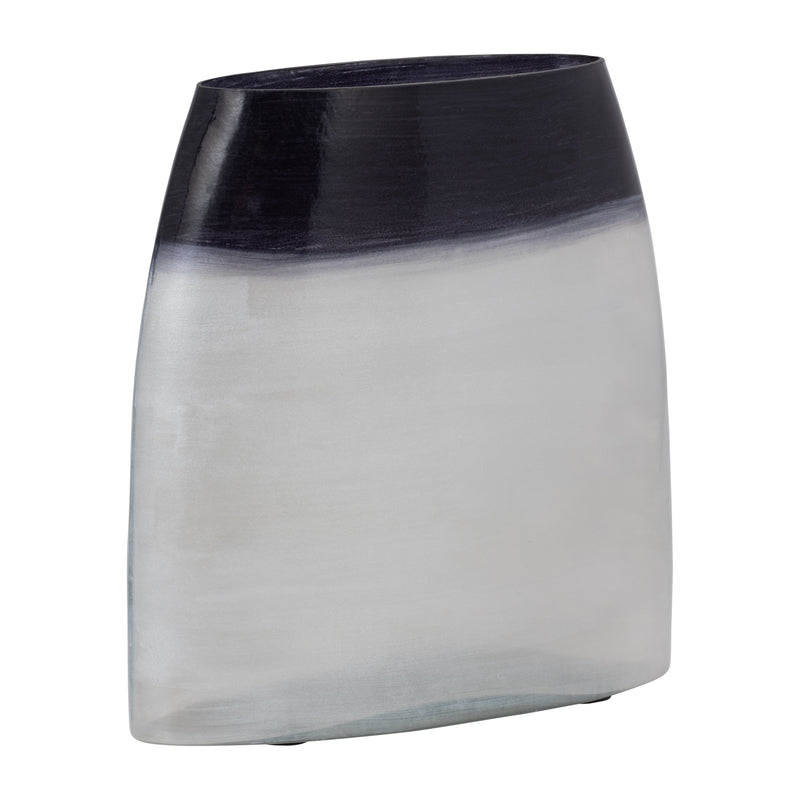 GLASS, 11 OMBRE VASE, BLUE