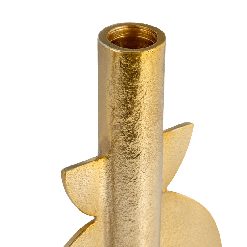 METAL, S/2 9 NOMAD TAPER CANDLEHOLDERS, GOLD