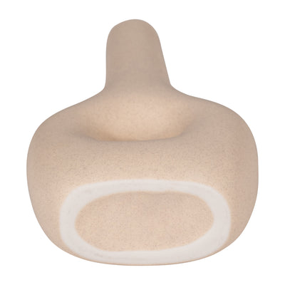 CER, 9 OPEN CUT-OUT NOMAD VASE, IVORY