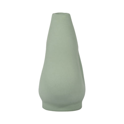 CER, 7 SHORT OPEN CUT-OUT NOMAD VASE, DARK SAGE