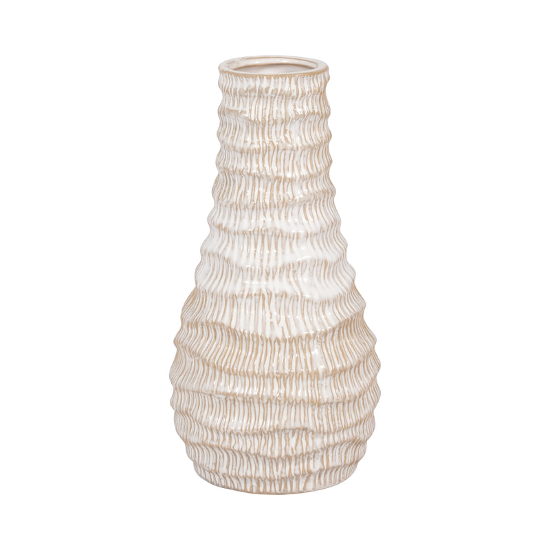 PORCELAIN, 9 COASTAL VASE, IVORY