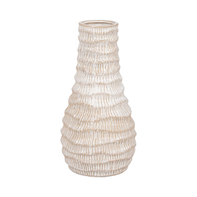 PORCELAIN, 9 COASTAL VASE, IVORY