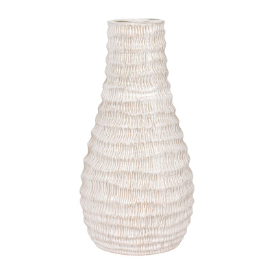 PORCELAIN, 11 COASTAL VASE, IVORY