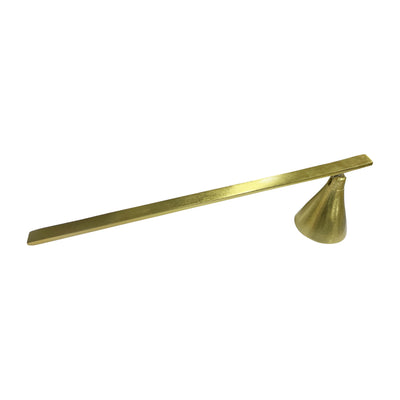 METAL, 11 CONE CANDLE SNUFFER, GOLD