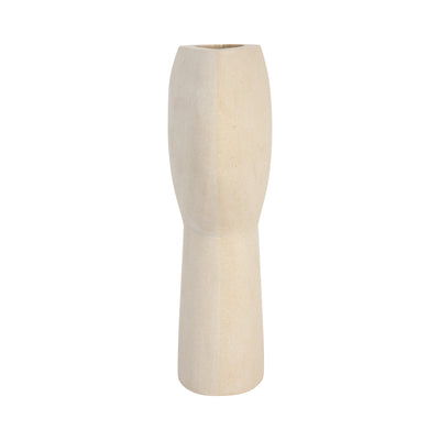 STONE, 11 BULBOUS VASE, NATURAL