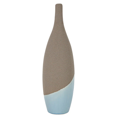 CER, 11 HALF DIPPED VASE, BLUE