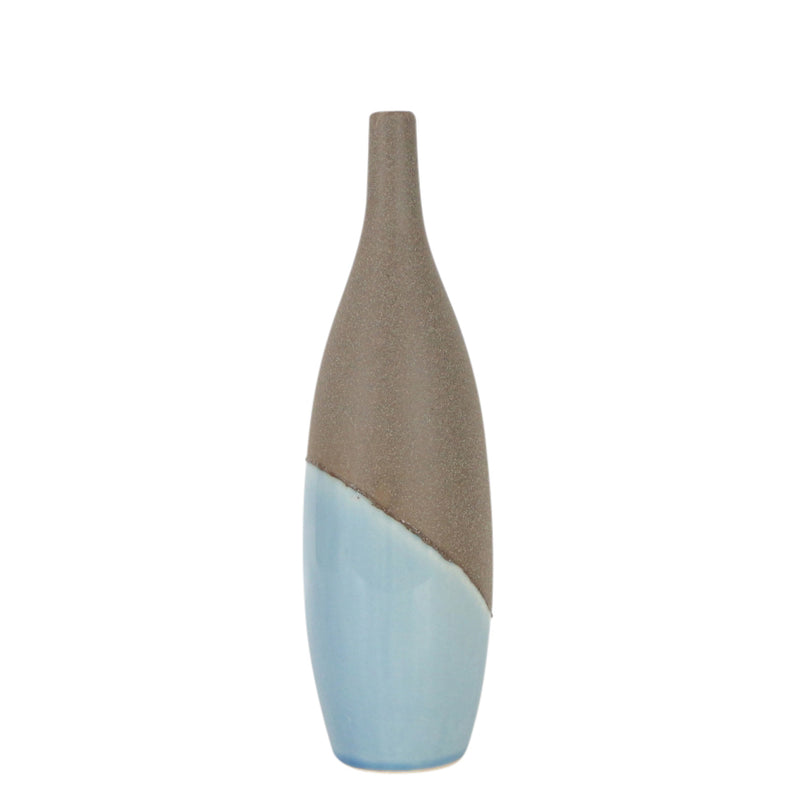 CER, 15 HALF DIPPED VASE, BLUE