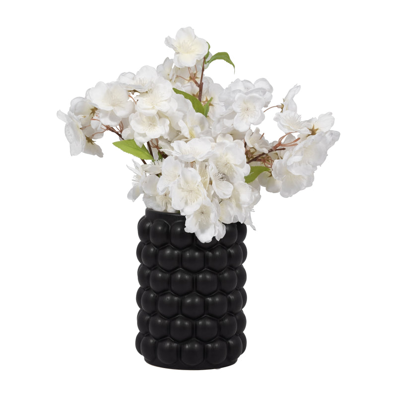 CER, 7 BUBBLE VASE, BLK