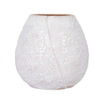 CER, 8 ROUND VASE, IVORY