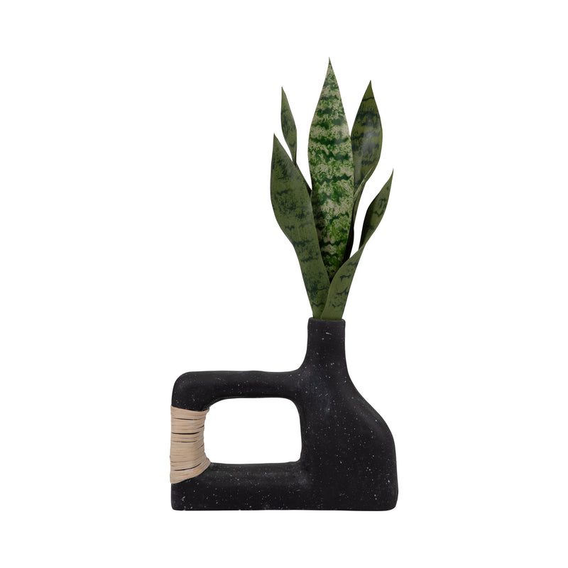 ECOMIX, 10 TRENDY VASE, BLACK