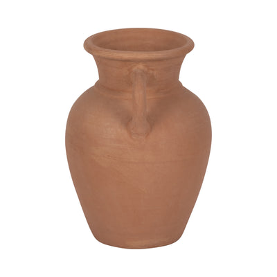 TERRACOTTA, 9 VASE WITH HANDLES, NATURAL