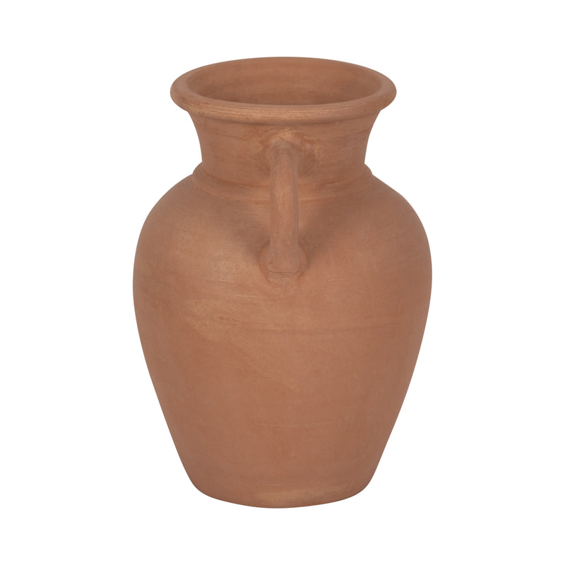 TERRACOTTA, 9 VASE WITH HANDLES, NATURAL