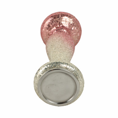 15 Blush Crackled Candle Holder