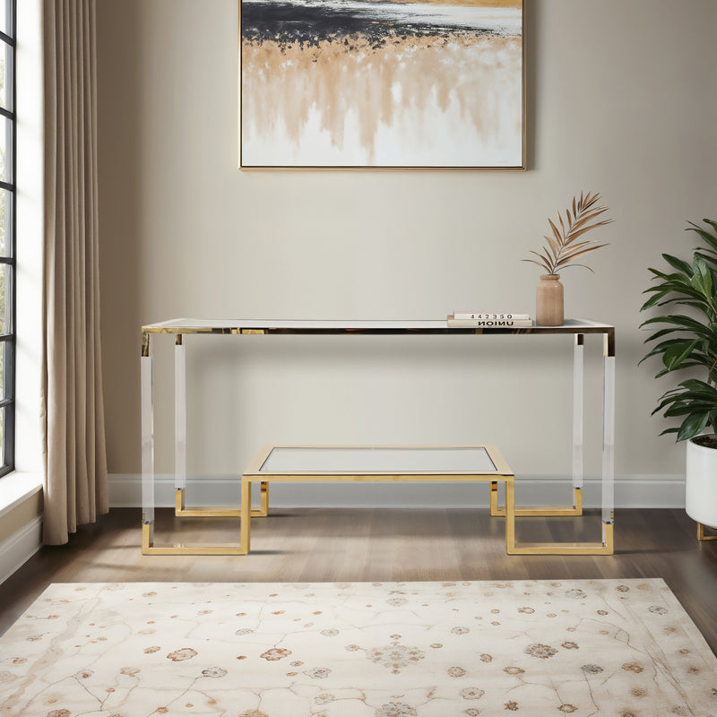 62 Vassar Acrylic Console Table