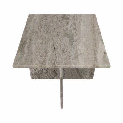 18 ROMMI LARGE MARBLE TABLE, WHITE