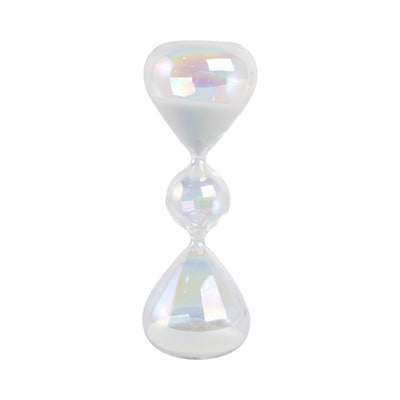 8x3 Glass 10min Bubble Sandtimer, Iridescent