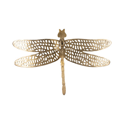 Metal, 14 Dragonfly W/ Cutouts , Gold