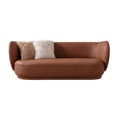 Amani'S Boutique Brown Leather Sofa